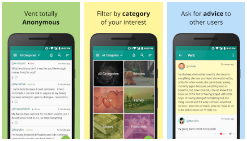 Aplikasi untuk Curhat Android dengan Friend Shoulder
