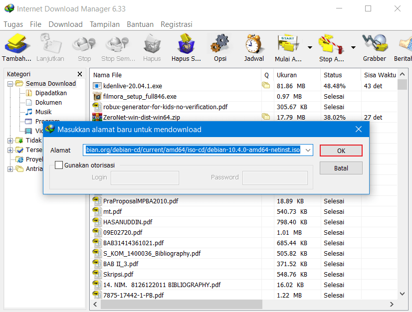 Tutorial Cara Download File Besar Menggunakan IDM