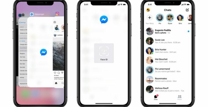 Facebook Messenger Bisa "Dikunci" Dengan Face ID