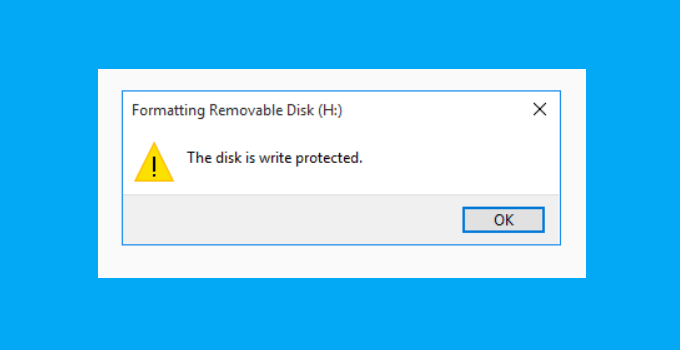 Cara Mengatasi The Disk Is Write Protected 0