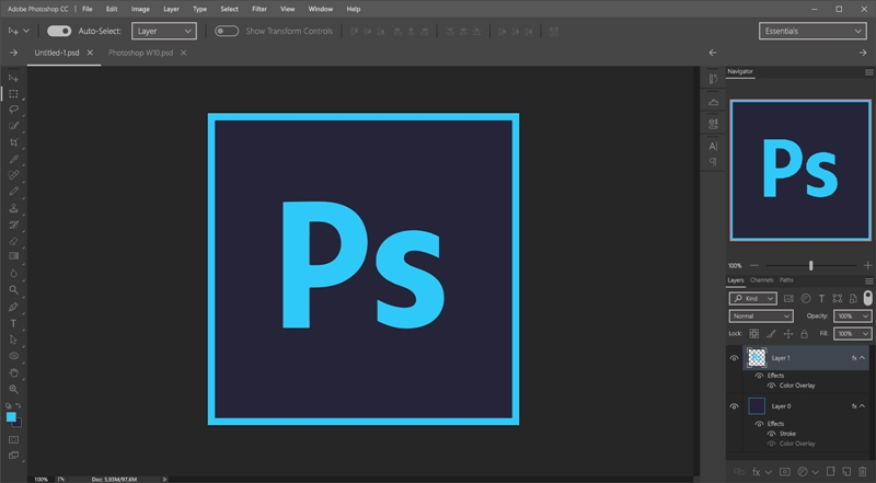 Aplikasi untuk Membuat Logo PC adalah Adobe Photoshop