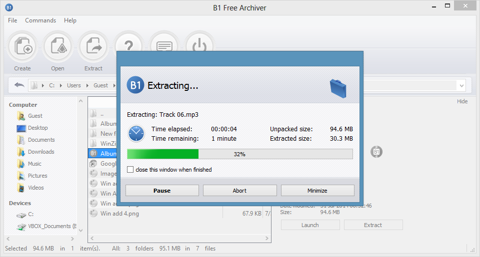 Aplikasi Ekstrak File RAR / ZIP di Laptop Windows