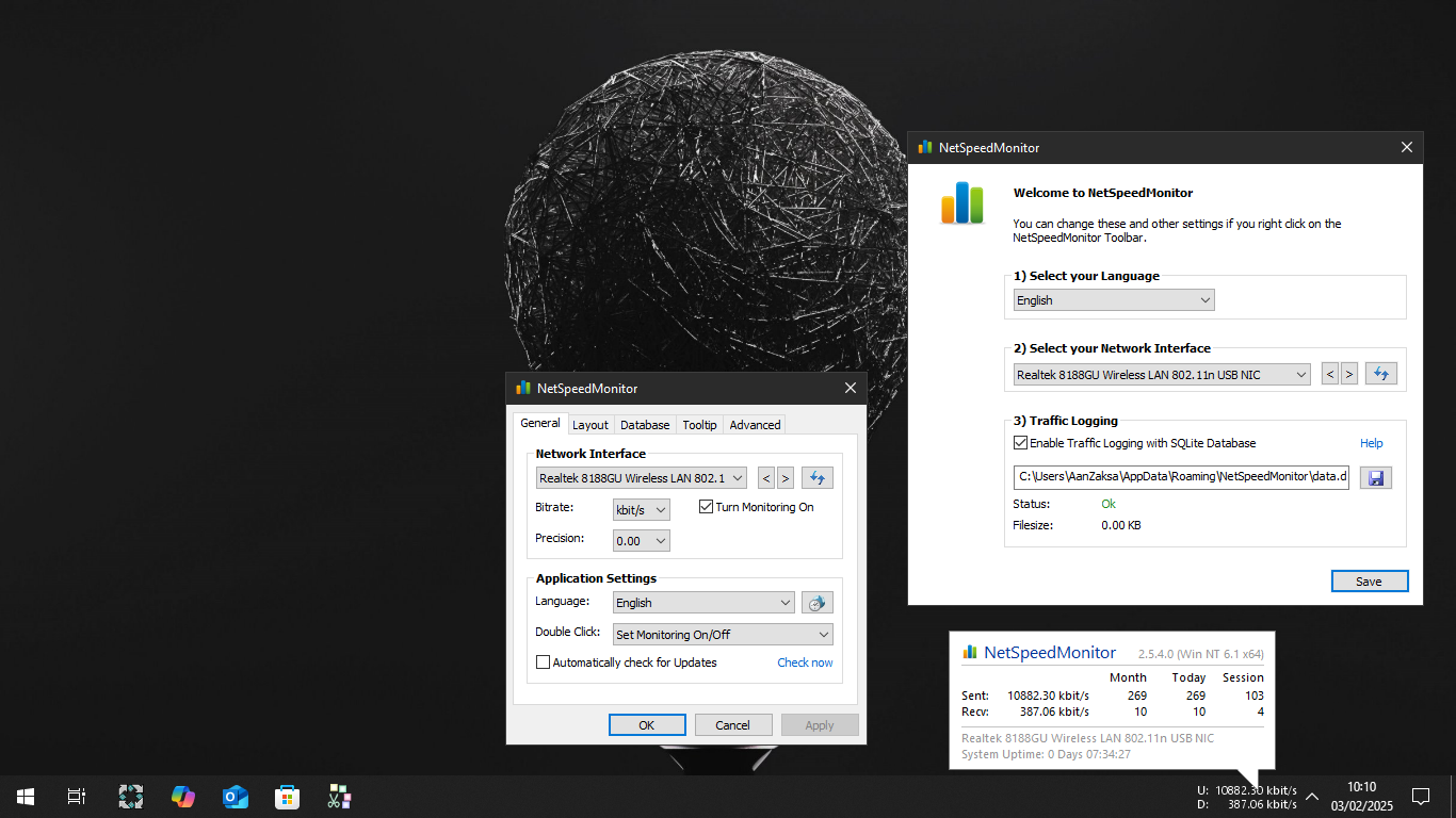 Download NetSpeedMonitor Terbaru