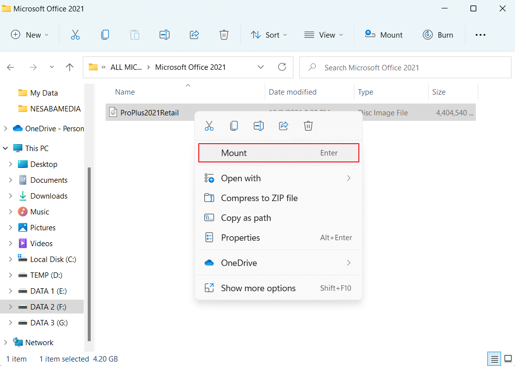 Cara Install Microsoft Office 2021