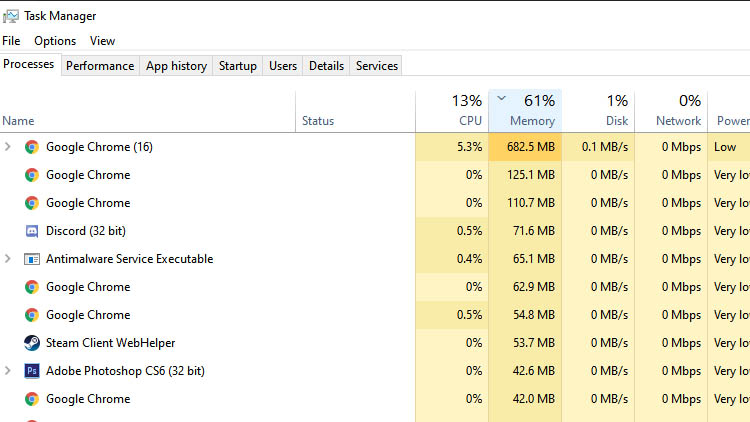 Chrome Gunakan RAM Berlebihan