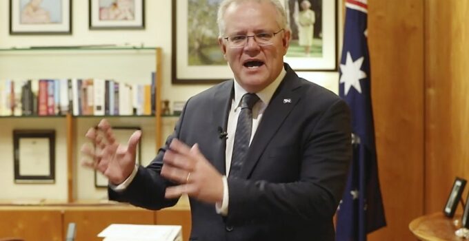 Perdana Menteri atau Prime Minister of Australia Scott Morrison tentang video bunuh diri di TikTok