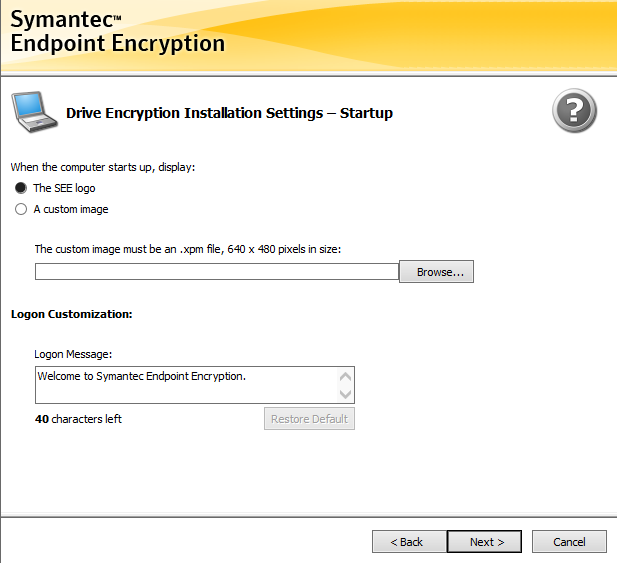Symantec Drive Encryption