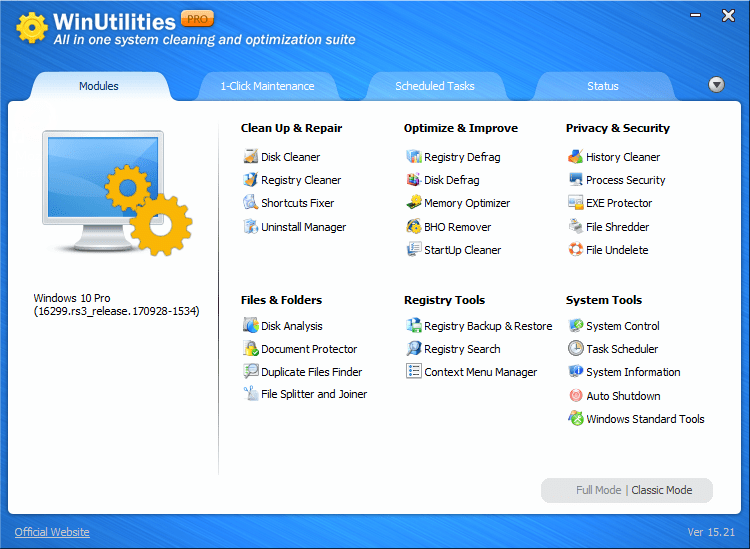 Download WinUtilities Registry Cleaner Terbaru