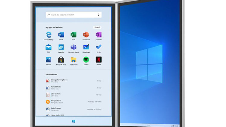 Windows 10 X Dual Screen Device