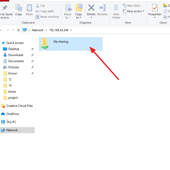 sharing file di windows 10