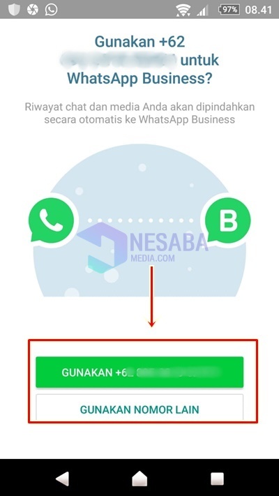 cara membuat whatsapp 1 nomor untuk 2 hp