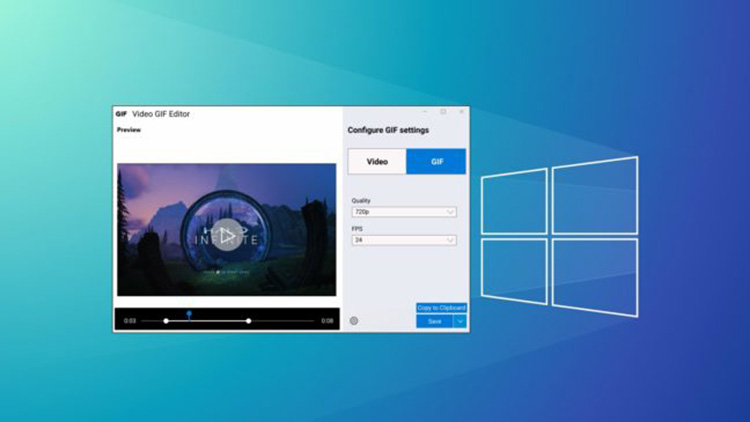 Aplikasi Microsoft Windows 10 Video GIF Capture