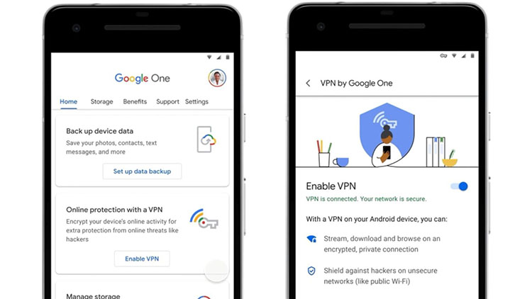 Layanan Google One VPN Gratis