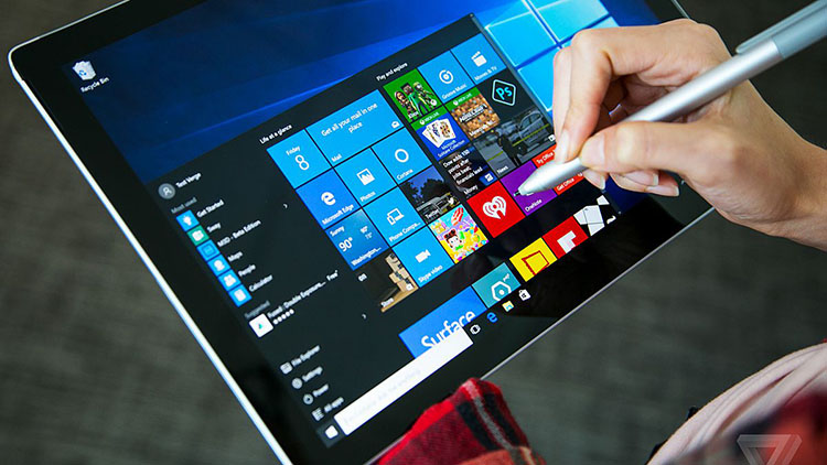 Menggunakan Windows 10 di Perangkat Tablet