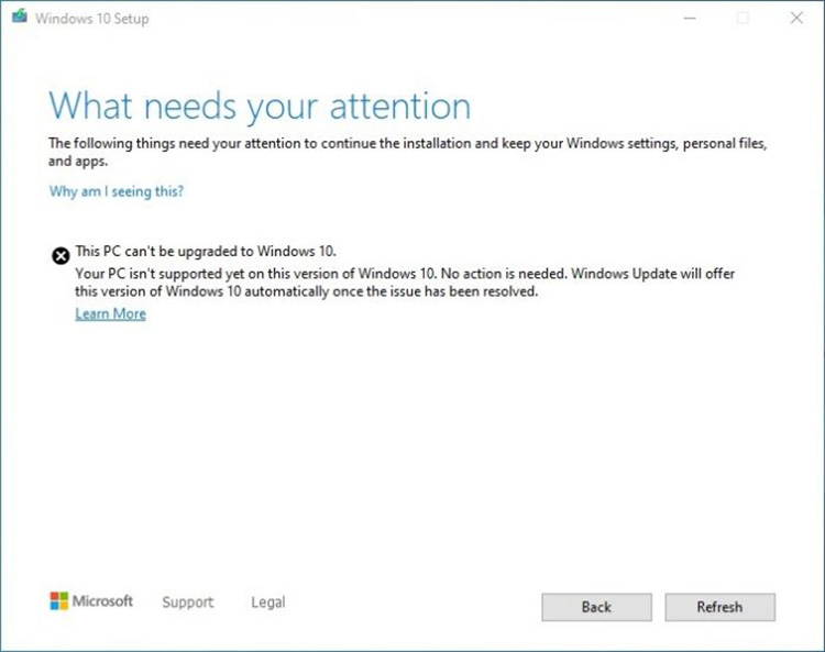 Pembaruan Windows 10 Terblokir