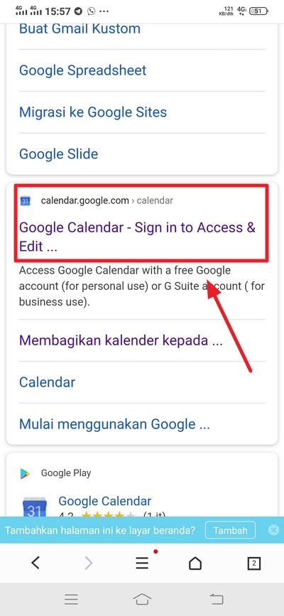 sharing google calendar