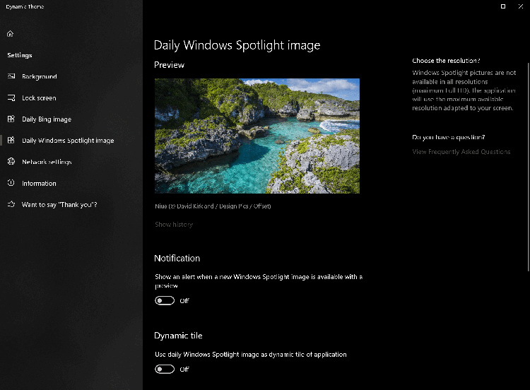 Windows 10 Desktop Spotlight