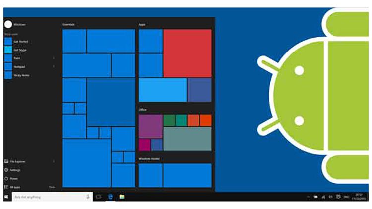 Aplikasi Android di Microsoft Windows 10