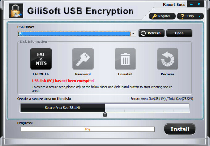 Download Gilisoft USB Stick Encryption