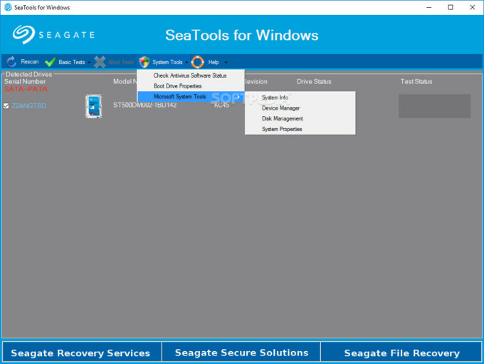 Seagate Seatools