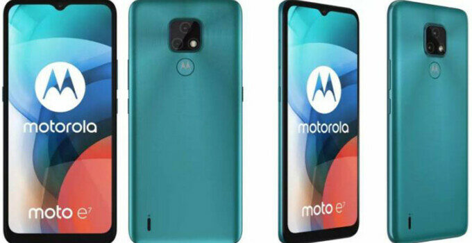 Motorola Moto E7 Kembali Muncul Dengan Bocoran Render Desain dan Spesifikasi Utama