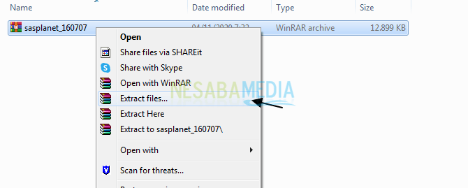 extract files