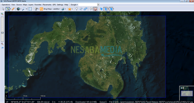 Cara Download Citra di SAS Planet