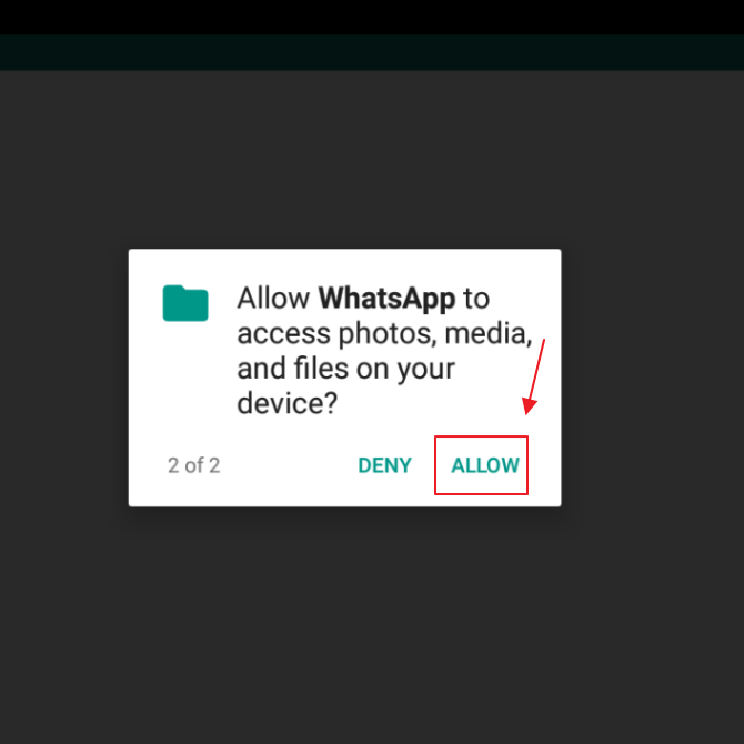 mengizinkan WhatsApp