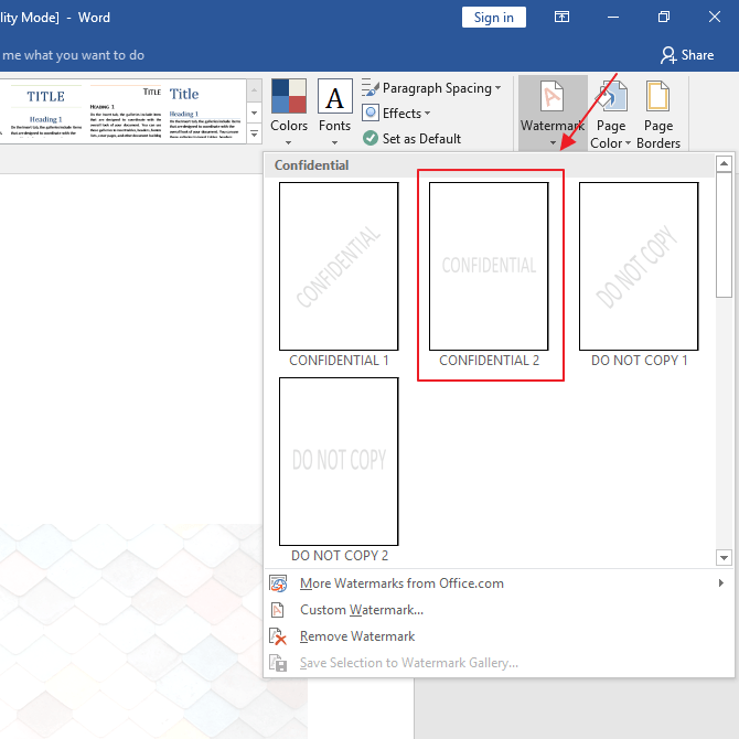 Cara Membuat Background di Microsoft Word