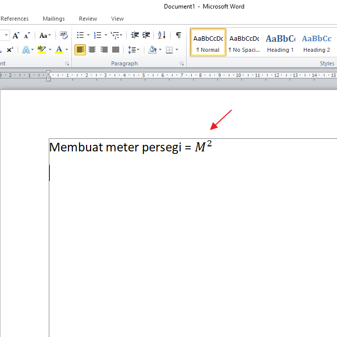 Menguasai Seni Menulis Meter Persegi (m²) di Microsoft Word: Panduan Lengkap