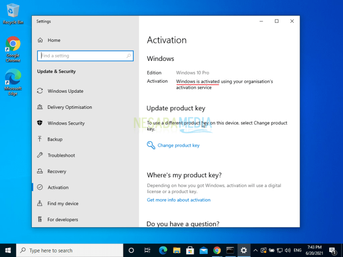 Aktivasi Windows 10 Step 10