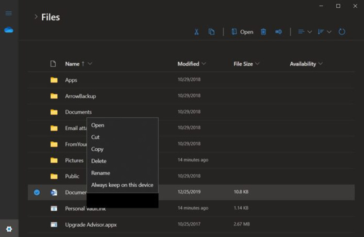 Aplikasi File Explorer Modern di Windows 10X