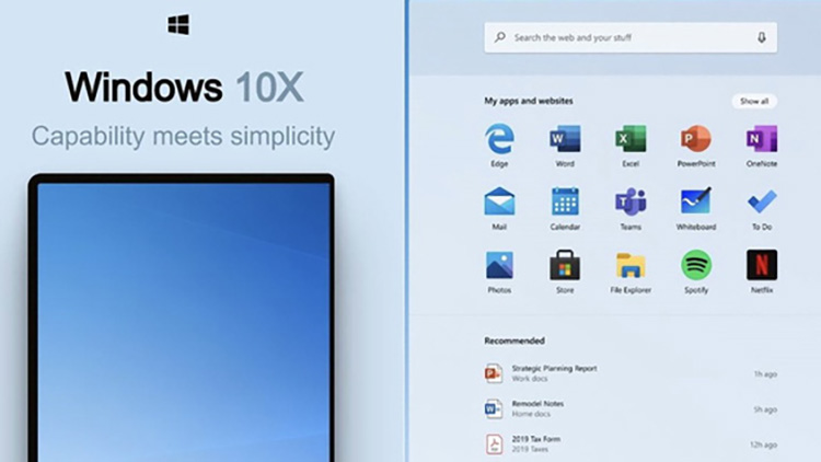 Microsoft Windows 10X Modern Standby