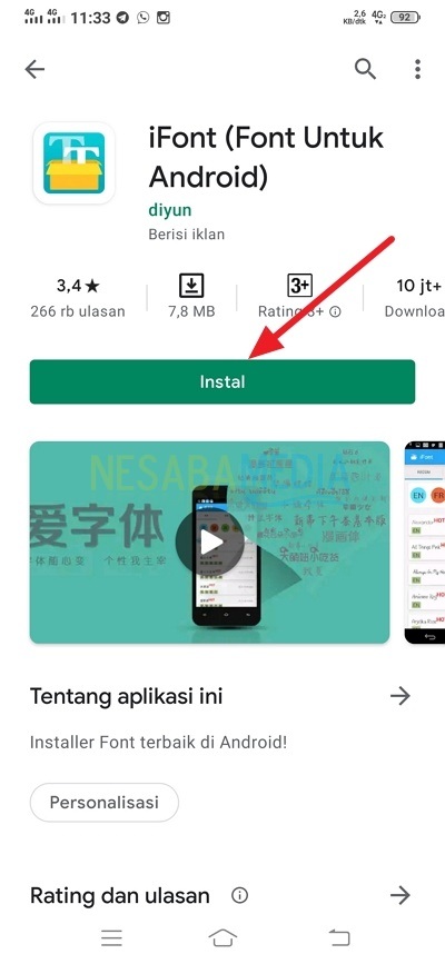 Add or install fonts on Android