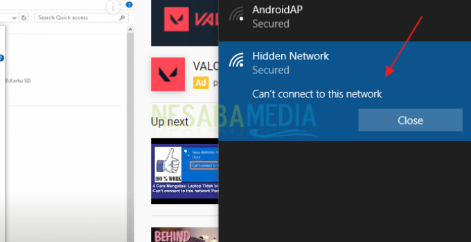 Cara Mengatasi Laptop Can't Connect To This Network