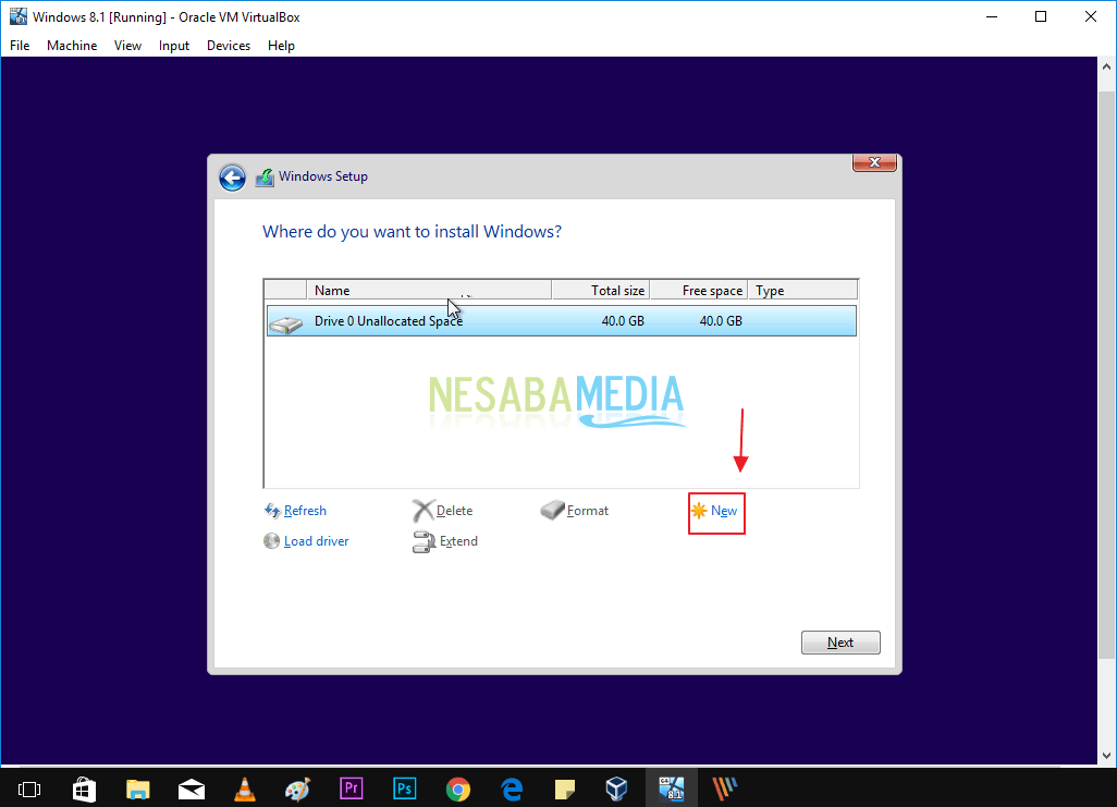 Cara Menginstall Windows 8.1 di Virtualbox
