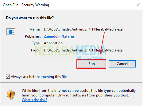 Cara Install Smadav Antivirus di Laptop