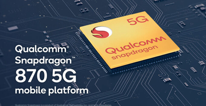 Chipset Qualcomm Snapdragon 870 5G