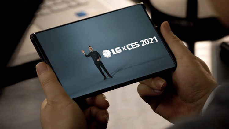 Smartphone Gulung LG di CES 2021