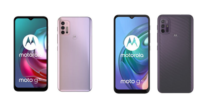 Smartphone Motorola Moto G30 dan G10