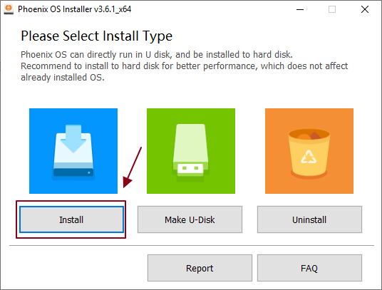 Cara Install Phoenix OS di Windows 10