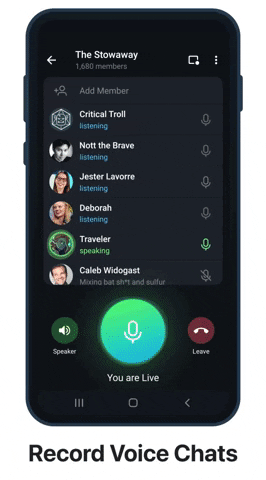 Fitur Voice Chat 2.0 Telegram