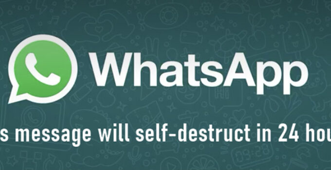 Whatsapp Dissapearing Message 24 Jam