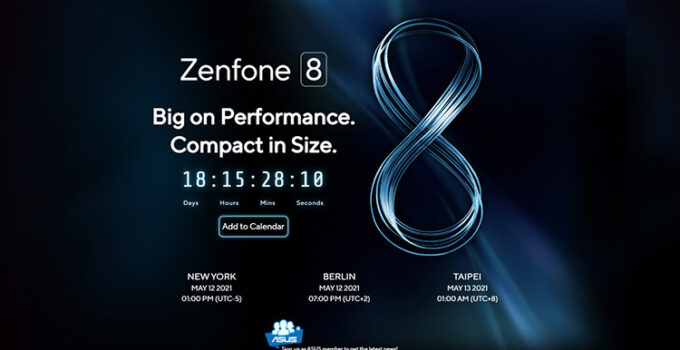 ASUS Konfirmasikan Tanggal Peluncuran Zenfone 8