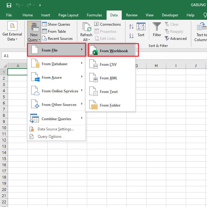 Cara Menggabungkan Beberapa Sheet Menjadi Satu Sheet Pada Excel