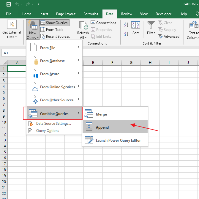 Cara Menggabungkan Beberapa Sheet Menjadi Satu Sheet Pada Excel