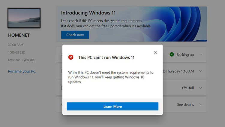 Microsoft Izinkan Perangkat Tanpa TPM Bisa Memasang Windows 11, Dengan Pengecualian