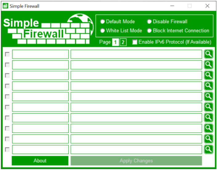Kegunaan Simple Firewall
