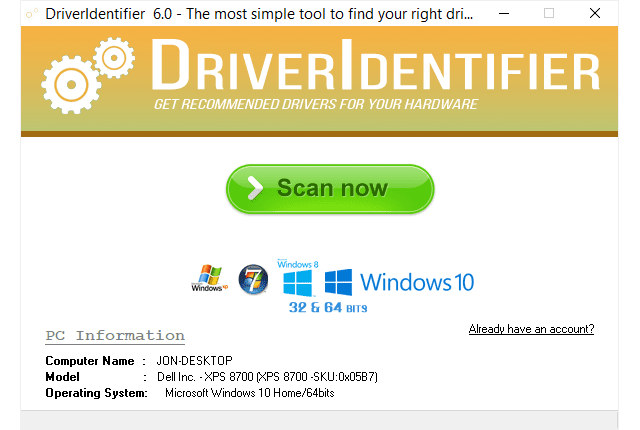 Driver Indentifier
