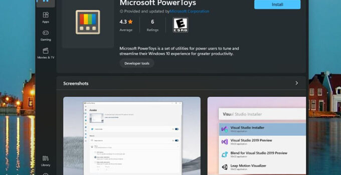 PowerToys Hadir di Microsoft Store Untuk Windows 11